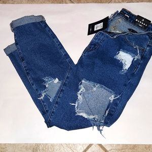 Cara distressed boyfriend jeans